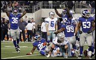 Giants vs. Cowboys 12/11/11