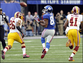 Victor Cruz's game-winning catch against the Redkins